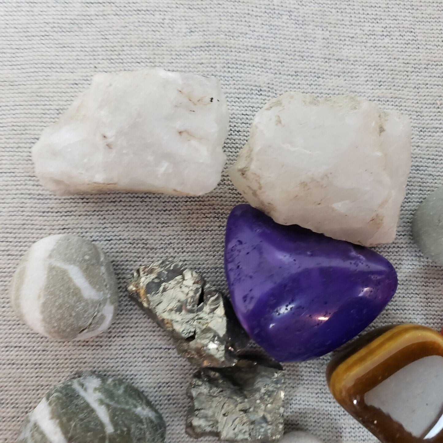 Lot of Loose Assorted Stones for Jewelry Making Gem Stones for Wire Wrap Jewelry