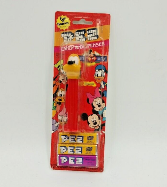 Disney Pluto PEZ Dispenser Collectible Candy Toy Retro Classic Solvenia