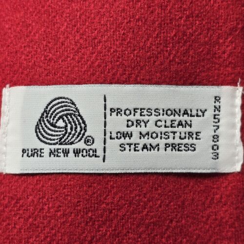 Norton McNaughton Red Wool Blazer Size 6 Single Button Zipper Pockets Fully Line