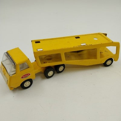 Tonka Pressed Steel Car Carrier Hauler Truck Auto Transporter 8.5" Vintage 1970s