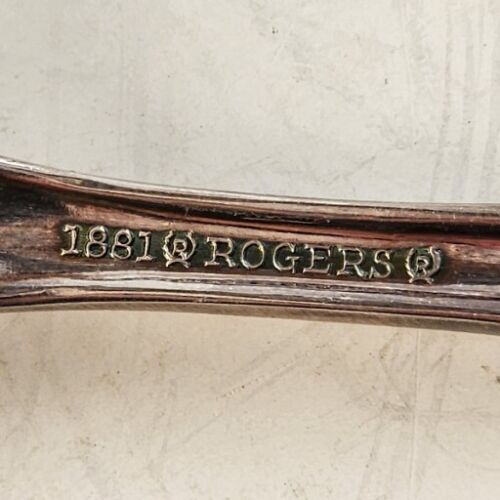 Flirtation Serving Spoon Silverplate Silverware Oneida Ltd 1881 Rogerse