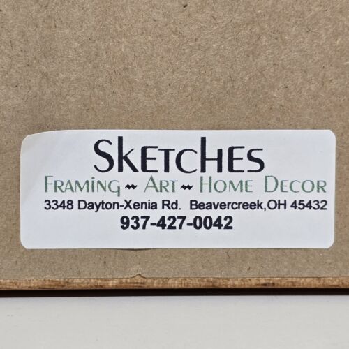 William Hallmark Signed Numbered A NEW BEGINNING Matted Framed Print 28"w x 24"h