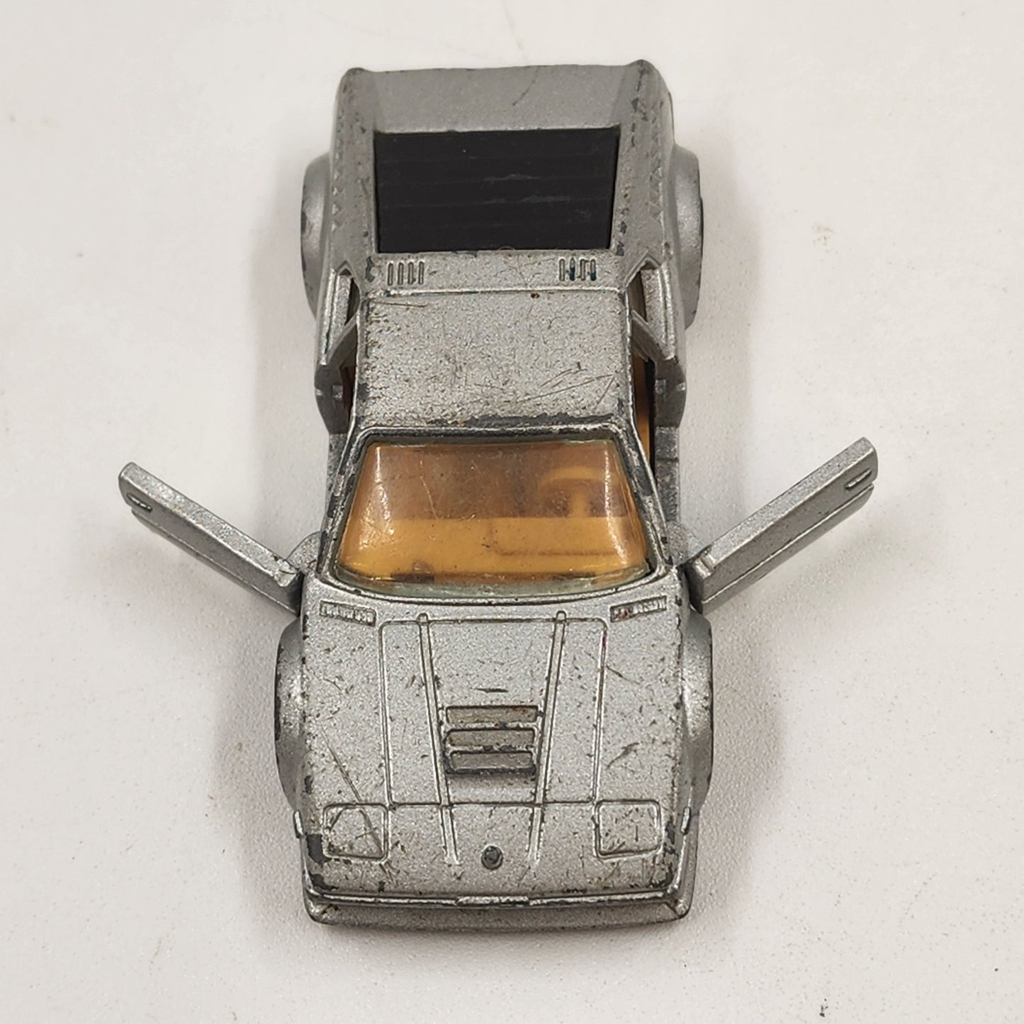 King Star BMW M1 Diecast Car Vehicle 1:60 Scale Silver Gray Toy Collection 1980