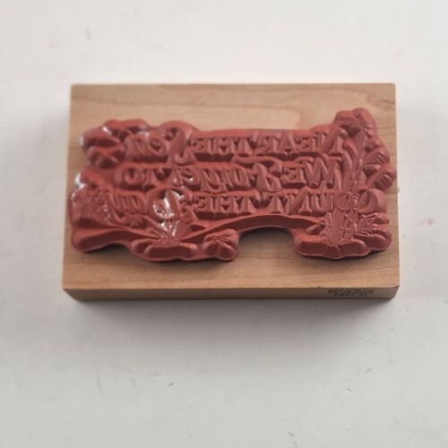 Black and White Motivational Sayings Wood Mounted Rubber Stamps Set of 2