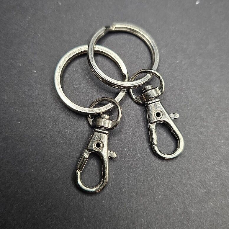 2 Key Ring Bag Charm St Patty Patrick Day Green Hat Lucky Handmade Clip Gift