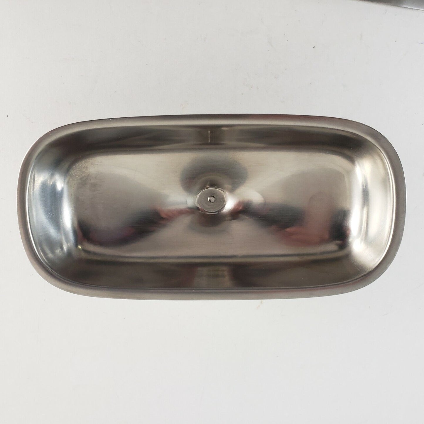 International Decorator 18-8 Stainless Set Vintage Covered Butter Dish Relish