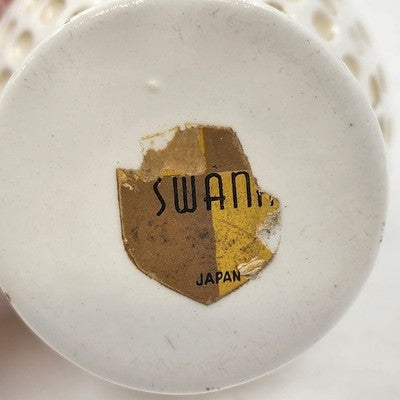 Swank Golf Ball Table Lighter Japan 1960s Ceramic 4" Needs Fluid & Flint Vintage
