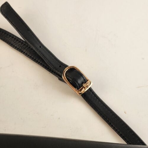 Collectif Black Evening Shoulder Hand Bag Purse With Adjustable Strap Vintage