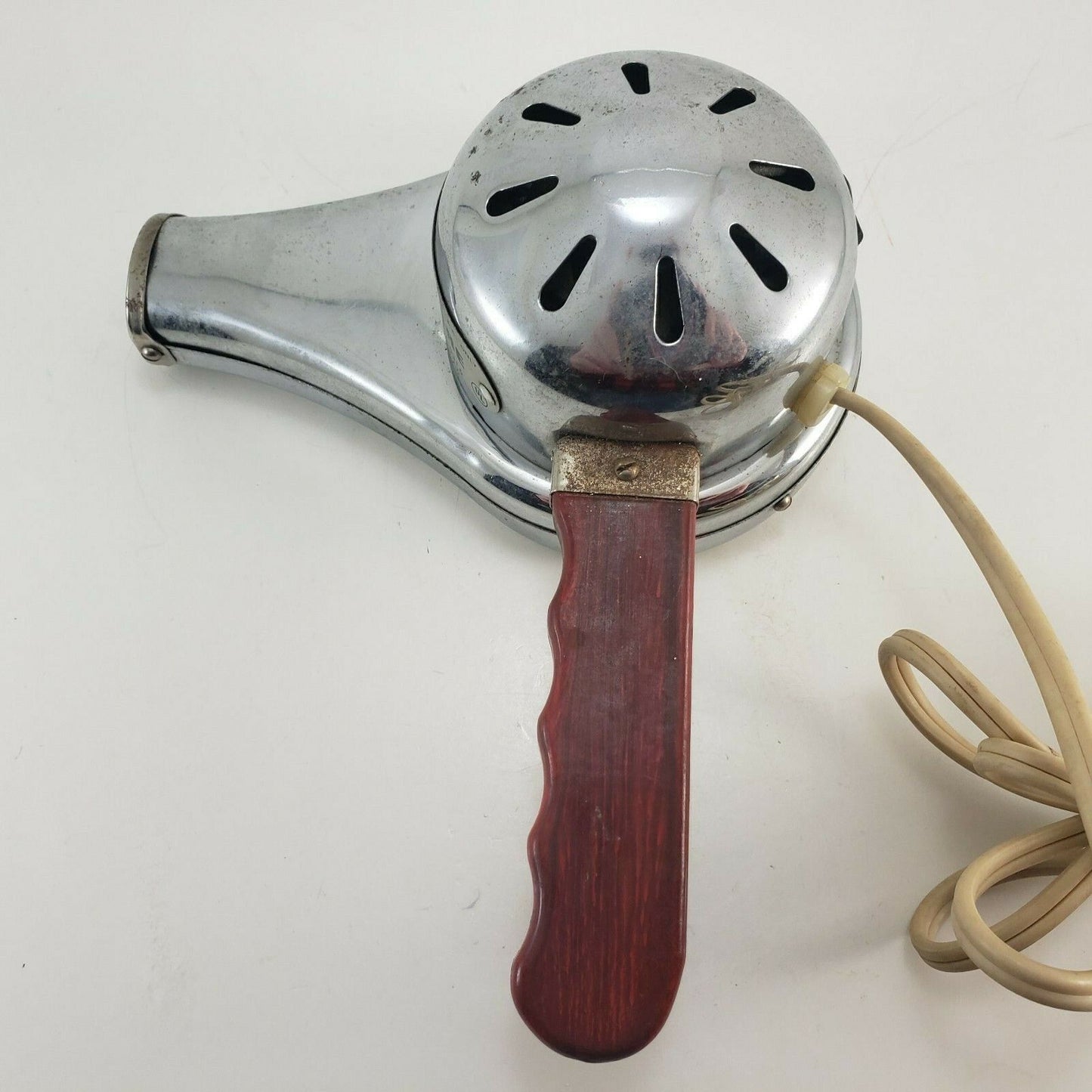 Kenmore Model No 559.8316 Hand Blowdryer Chrome Hair Dryer Vintage 1950's Works