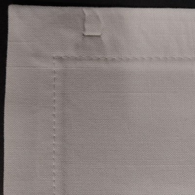 Set of 10 Rectangle Solid Plain White Linen Placemats Table Mat Runner 18" x 12"