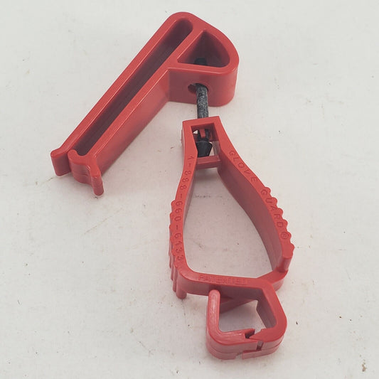 Glove Guard Utility Belt Clip Safety Breakaway Glove Holder 4.5" Red 7300RD