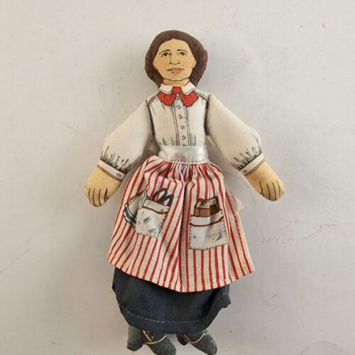 3 Hallmark 1979 Cloth Doll Toys Clara Barton Davey Crockett Mark Twain Vintage