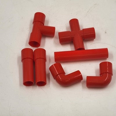 Skoolzy Pipes Construction Building Toy Tubes & Joints for Kid's Motor Skills