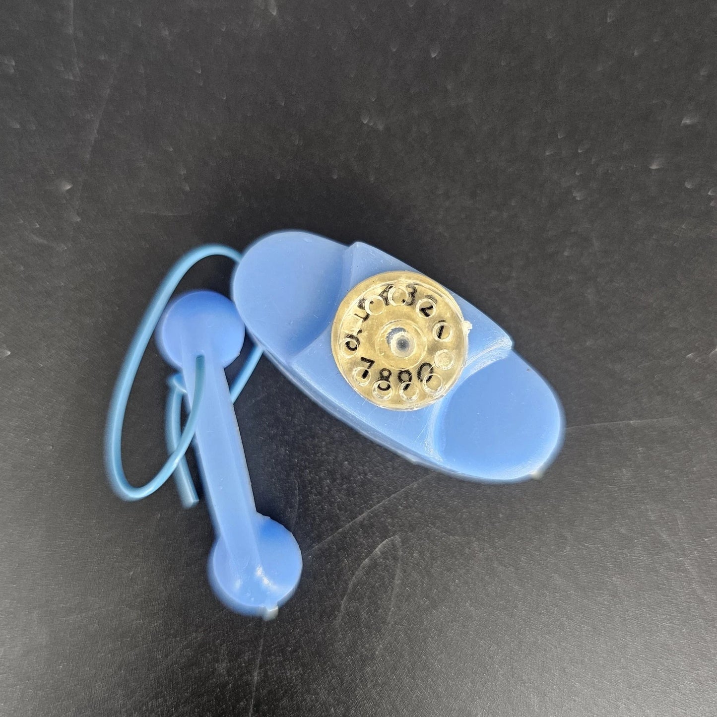 Vintage Barbie Blue Princess Phone Doll Accessory Hong Kong