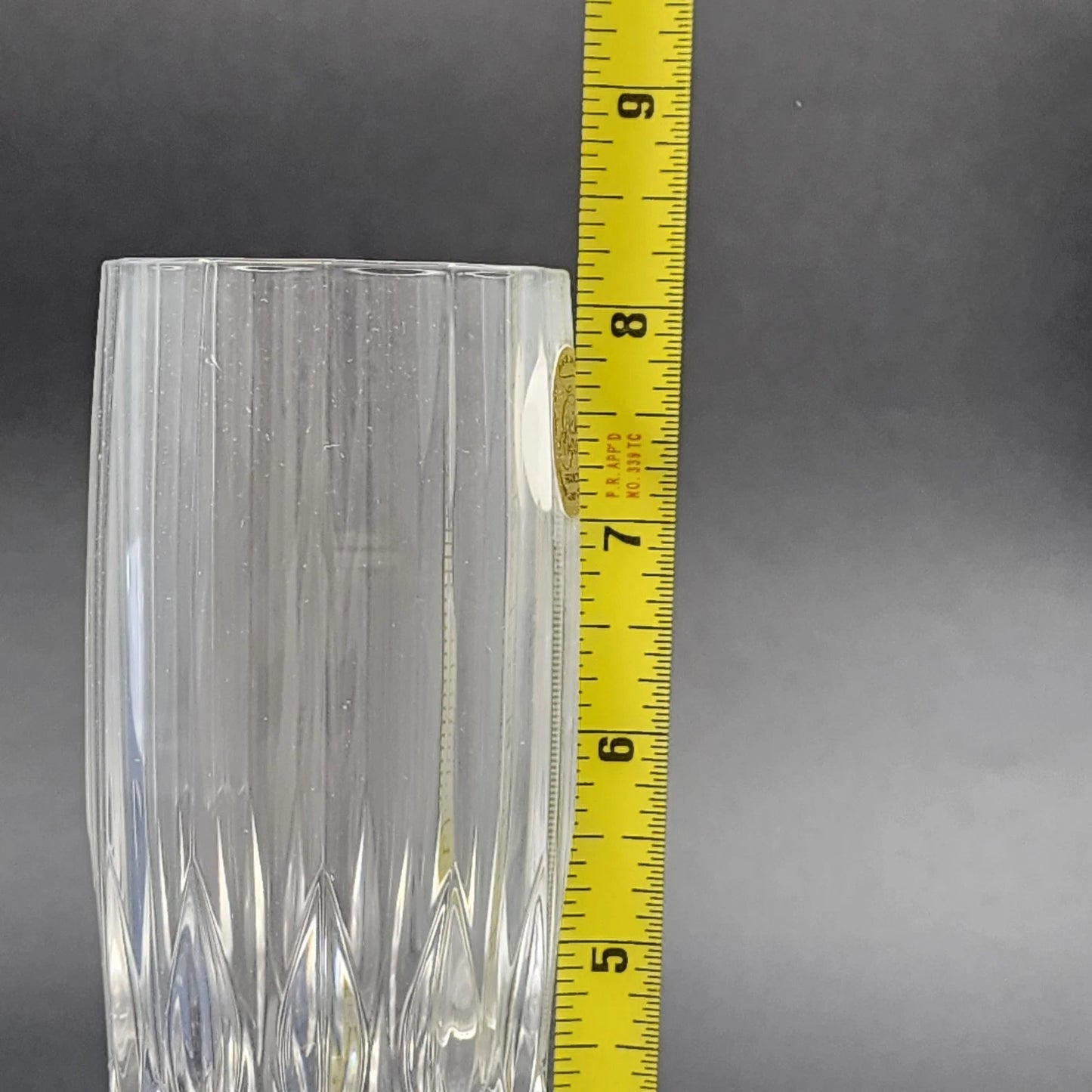 4 Cristal d’Arques Bretagne Champagne Flutes 5 oz Crystal Vintage France NIB