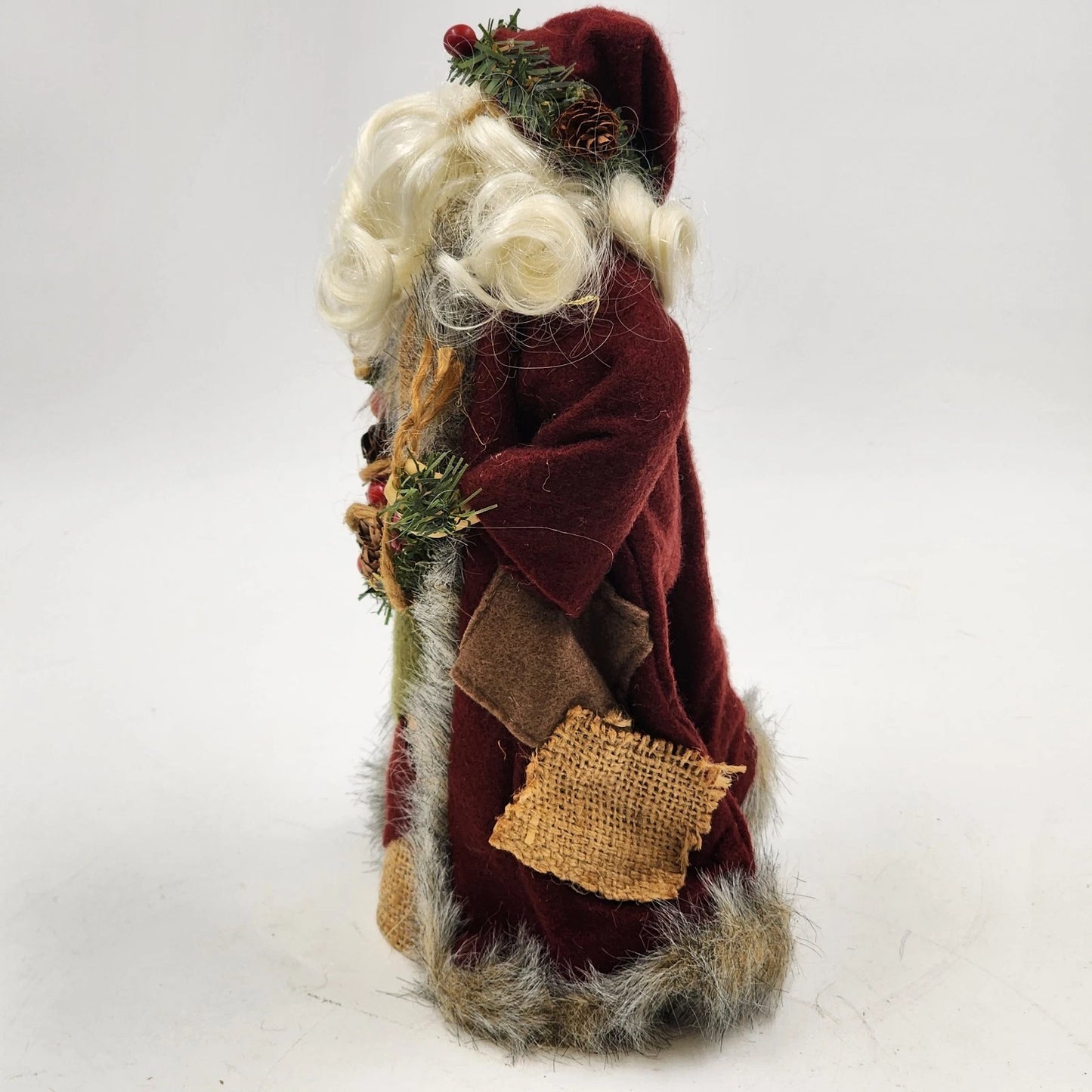 Kurt S Adler Santa Claus Figure 12" Vintage H3737 Holding Garland Tree Topper