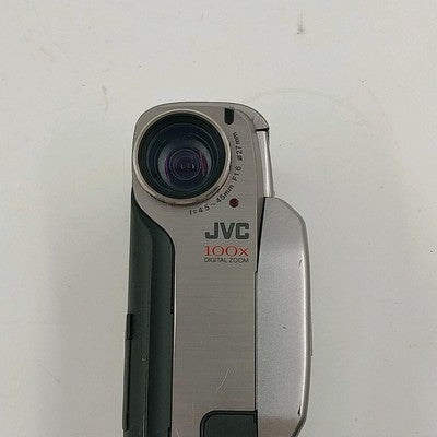 JVC GR-DVM1 MiniDV Digital Video Camera Cassette w Battery Charger Tape & Manual