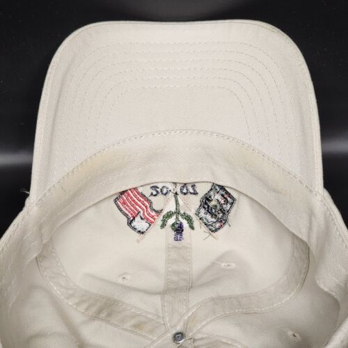 2007 Fiddlesticks 25th Anniversary Golf Hat Off-White Adjustable Strap Back Cap