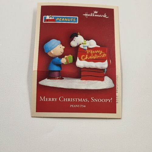 Hallmark Keepsake 2004 Ornament MERRY CHRISTMAS SNOOPY Lighting Effect