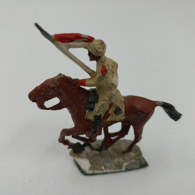 Set of 4 SAE Riding A Horse Lead Toys Troops Soldiers Figures Painted 1.75"x1"