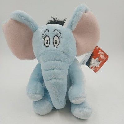 Dr Seuss Horton Hears A Who Elephant Plush 11” Kohls Cares Blue Stuffed Toy