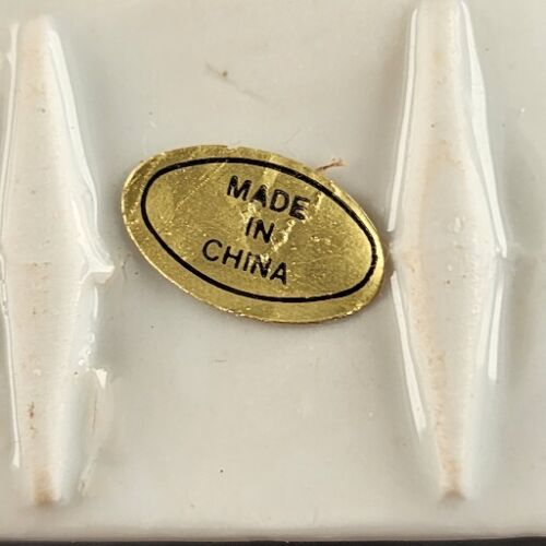 Handcrafted Porcelain Christmas Napkin Rings NOS Set of 4 Poinsettia and Holly