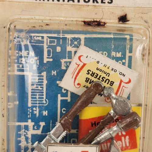 Grandmother Stovers Miniatures Kit Build It DIY Hammer Tools Vintage Band-aid