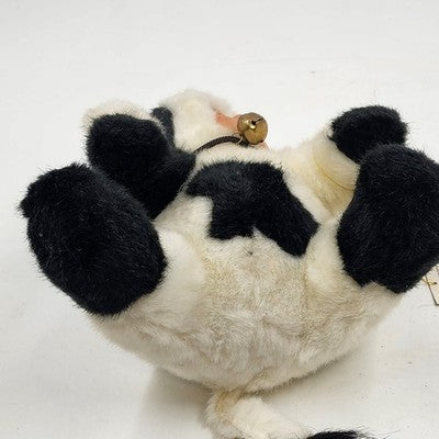Clarice Cow Geppeddo Cuddle Kid Plush Baby Doll 7.75" Porcelain Pouty Face w Tag
