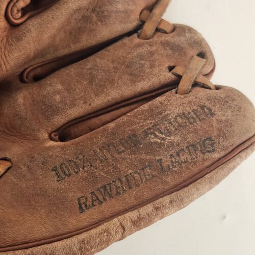 Pennant S370 Leather Baseball Glove RH Thrower 8" Childs Size 1960's Style