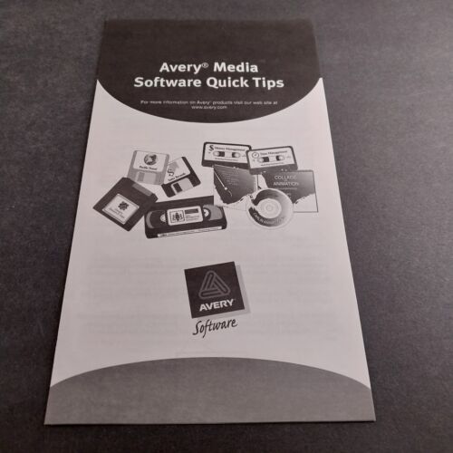Old Office Stock Avery 8931 White CD DVD Design Kit 333 Sheets Inkjet Labels
