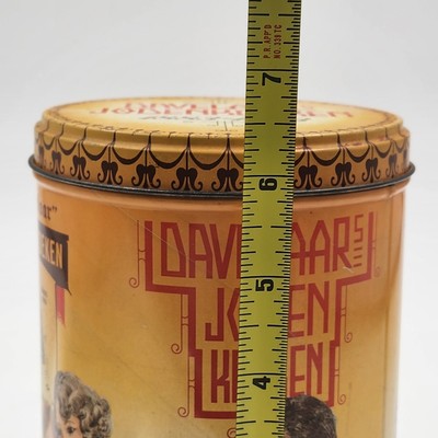 Davelaar Jodenkoeken Dutch Empty Container Metal Tin Jewish Cookies Collectible