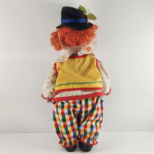 Lee Middleton Original Clown Doll 1991 Numbered 73/1000 Hard Vinyl Body 14" Vtg
