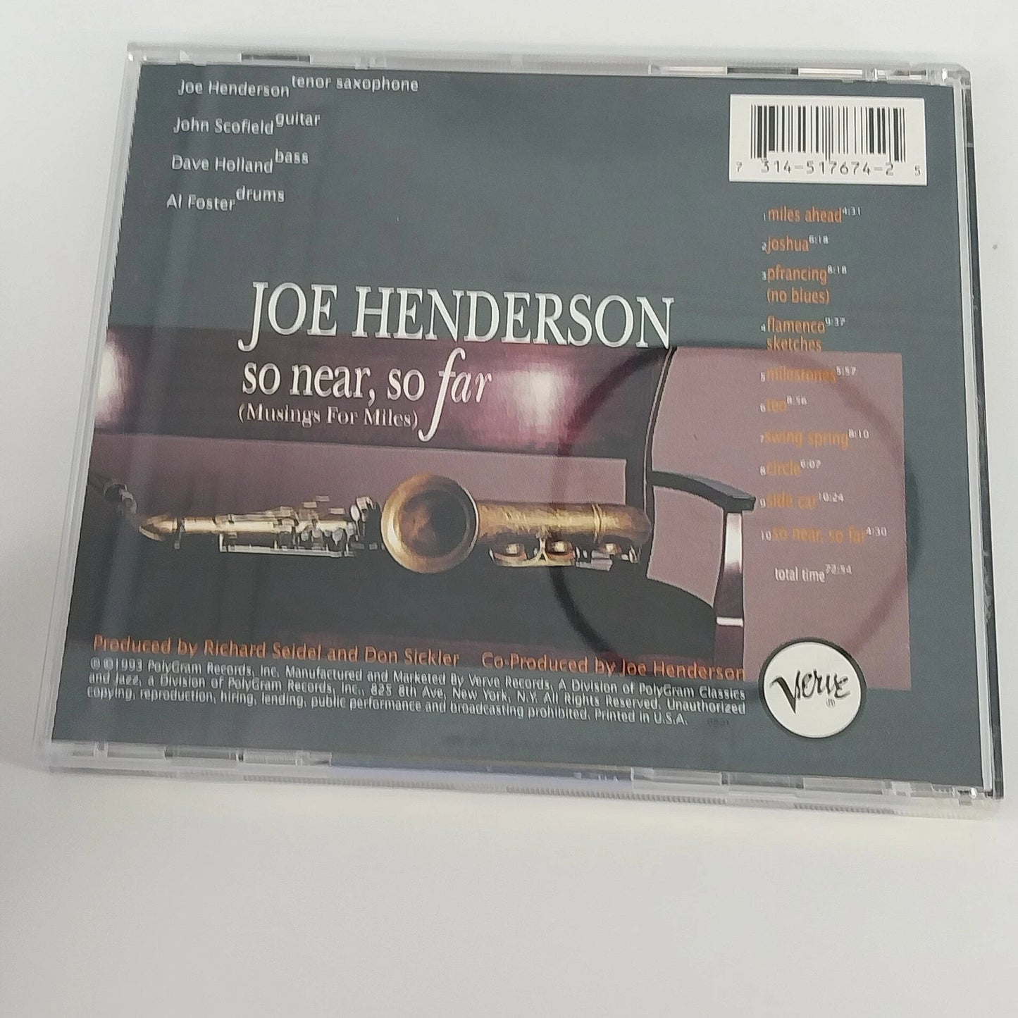 Joe Henderson 4 CD Lush Life So Near So Far Double Rainbow Straight No Chase Vtg