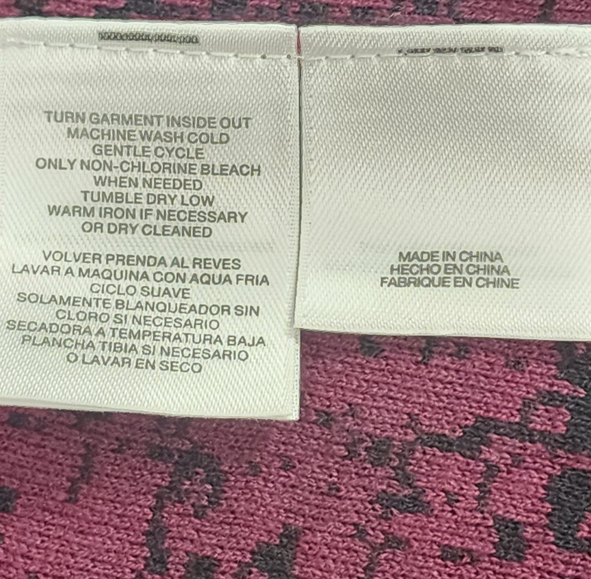 Kasper Women's Long Sleeve Cardigan Wine Purple Black Sweater Open Front Medium