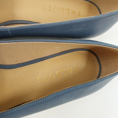 Talbots Ryan D-Ring Loafers Stripe Webbing Women's Shoes Blue Gold Low Heel 7W