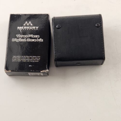 3 Merkury Optics 55mm Lens Filters PL UV FD Soft Case + 3-Piece Digital Care Kit