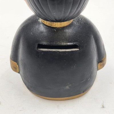 Asian Boy Bobblehead Bank Composition Figurine 6.5" x 2.5" Vintage 1960s Japan