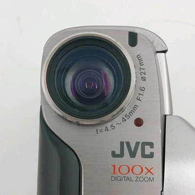 JVC GR-DVM1 MiniDV Digital Video Camera Cassette w Battery Charger Tape & Manual