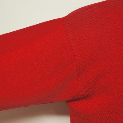 Henri Bendel Red Turtleneck Sweater S 100% Merino Wool Made in Italy Warm Soft