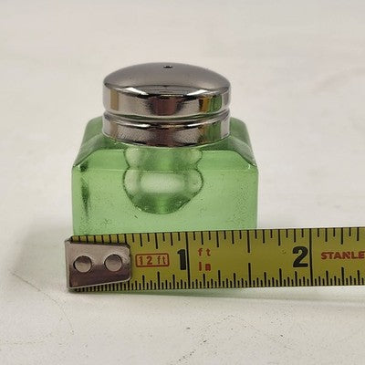 Pottery Barn Monterey Green Glass Salt & Pepper Shakers NIB Tabletop New