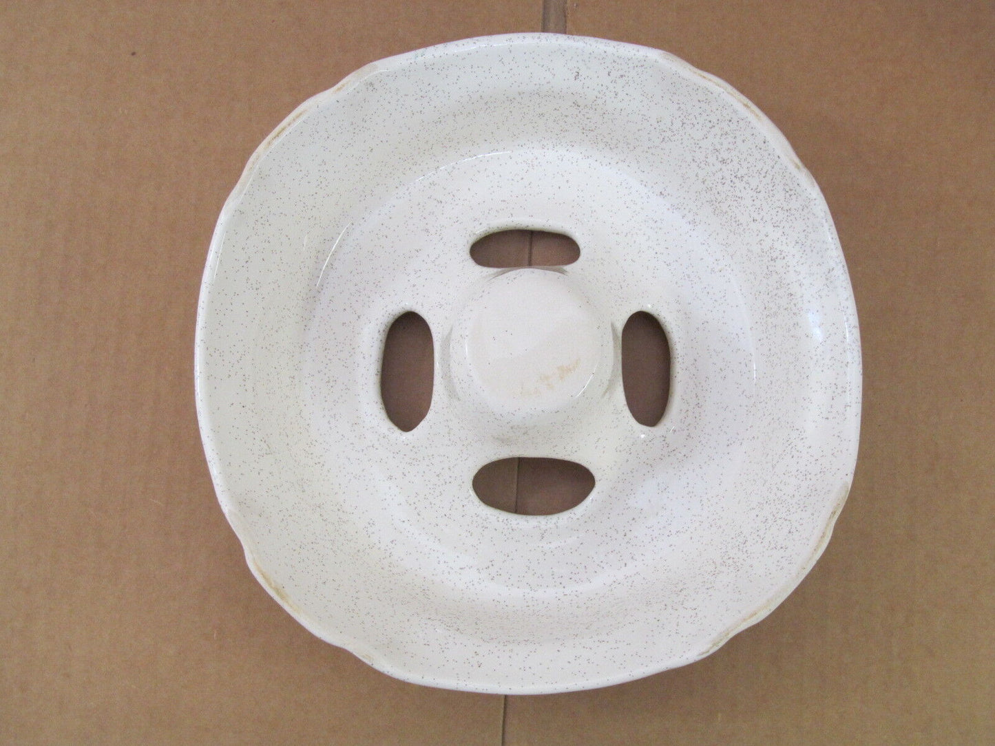 California Pottery Original Casserole Tureen Dish Warmer Cover Floral Motif