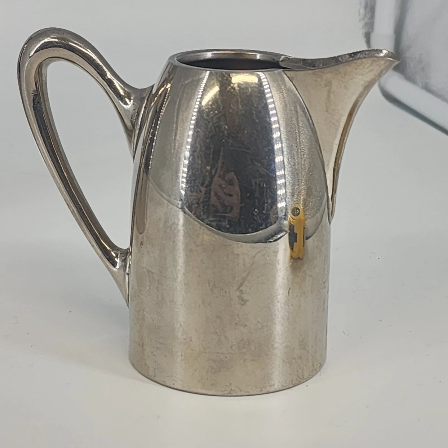 Wiskemann Art Deco Stainless Steel Tea Set Teapot Creamer Sugar Belgium 18/10