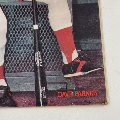 1985 Cincinnati Reds vs New York Mets Scorebook Dave Parker Program Unscored