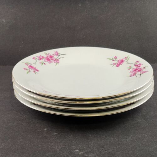 4 Place Settings Tangshan China Dinner Bread Plate Cup Saucer Plus Sugar Creamer