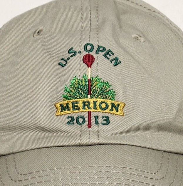 US Open Golf Merion Golf Hat 2013 USGA Member PGA Tour Cap Hook Loop Adjustment