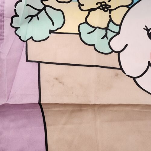 Easter Bunny w Hearts Decorative Polyester Yard Flag 42" x 27" Pink Blue Taiwan