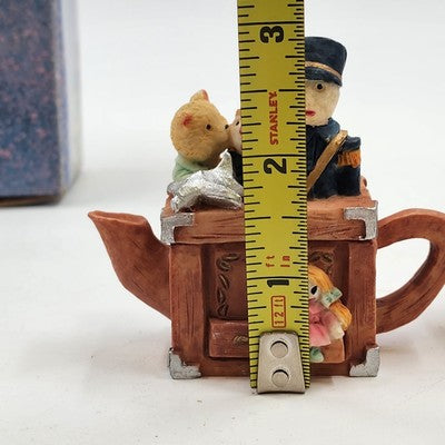Cherished Moments AT-931 Bears Tea Time Mini Resin Tea Set 1995 Figurines