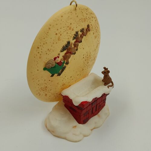 Hallmark Keepsake 1997 Christmas Ornament Happy Christmas to All Handcrafted Vtg