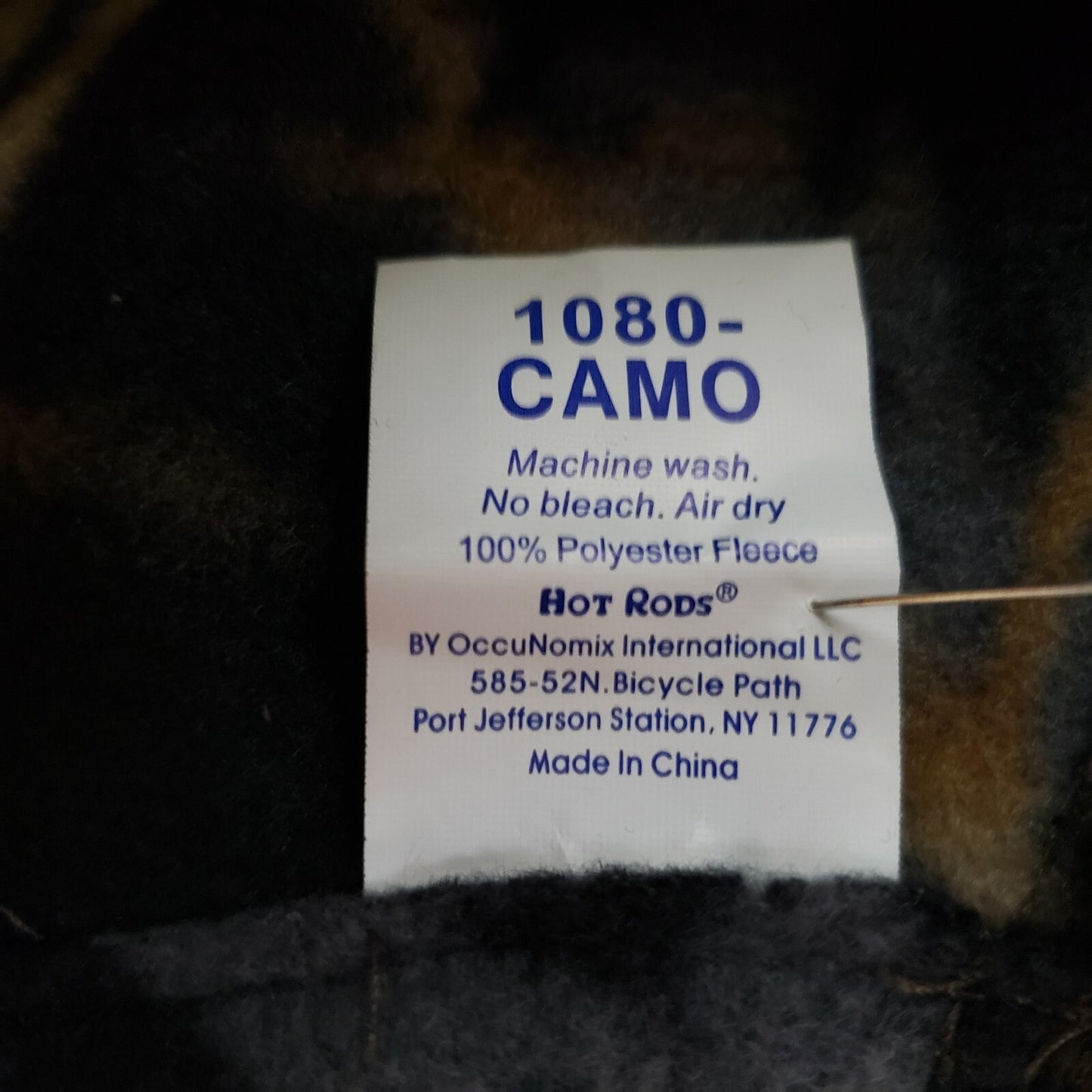 Occunomix Camo ColdStress Hard Hat Winter Liner Fleece Long Balaclava Outdoor