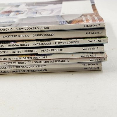 8 Southern Living Magazine Editions Including March to October 2021 By Meredith